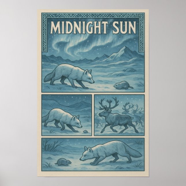 Poster Artic Aurora Tales (Frente)