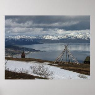 Poster ártico do Tipi de Nomades