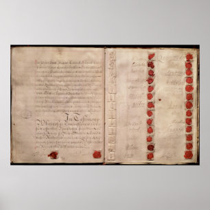 Poster Artigos da união entre Inglaterra e Scotland