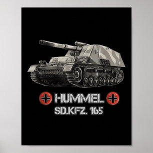 Poster Artilharia Alemã Autopropulsora da Segunda Guerra