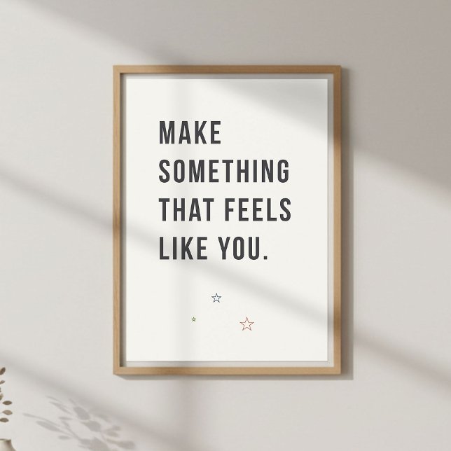 Poster Artist Inspiration Quote. Minimal Creative (Criador carregado)