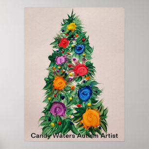 Poster Artista Autismo Candy Waters