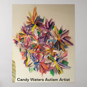 Poster Artista Autismo Candy Waters