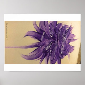 Poster Artista do Autismo Candy Waters