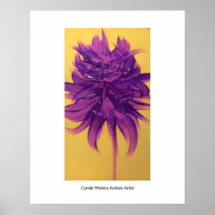 Pôster Artista do Autismo Candy Waters