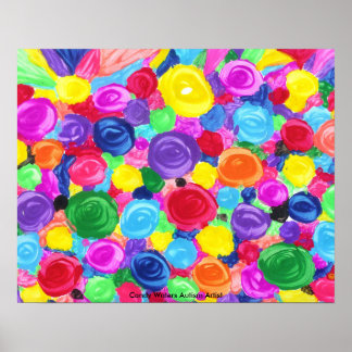 Pôster Artista do Autismo Candy Waters