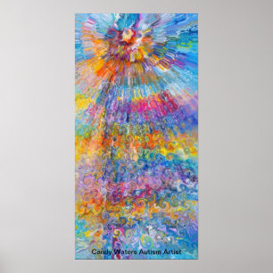 Poster Artista do Autismo Candy Waters