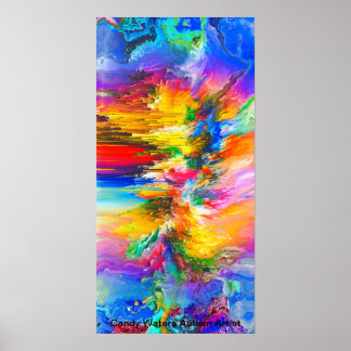 Poster Artista do Autismo Candy Waters