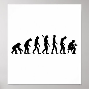 Pôster Artista do tatuagem da evolução