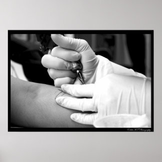 Pôster Artista No Trabalho