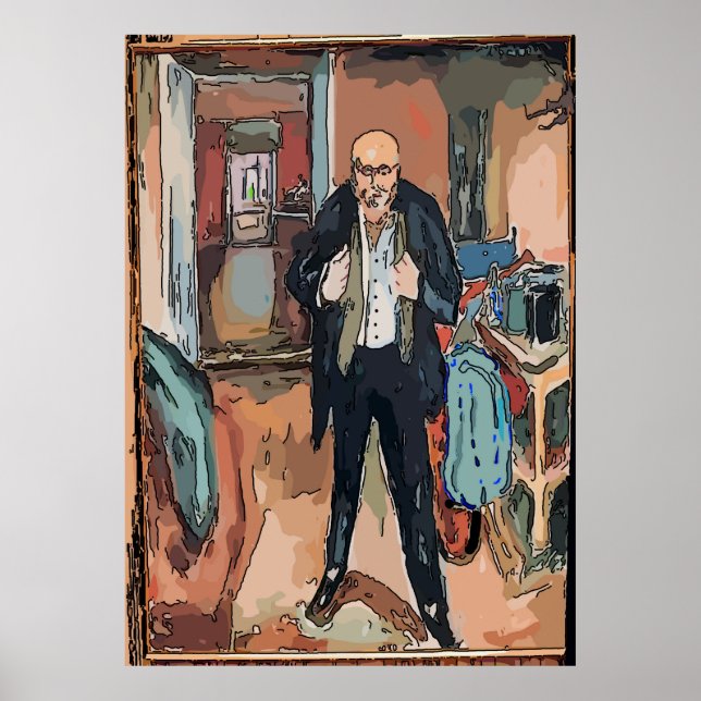 Pôster Artista Saindo (Frente)