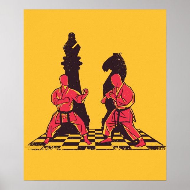 Poster Artistas Marciais Estratégista (Frente)