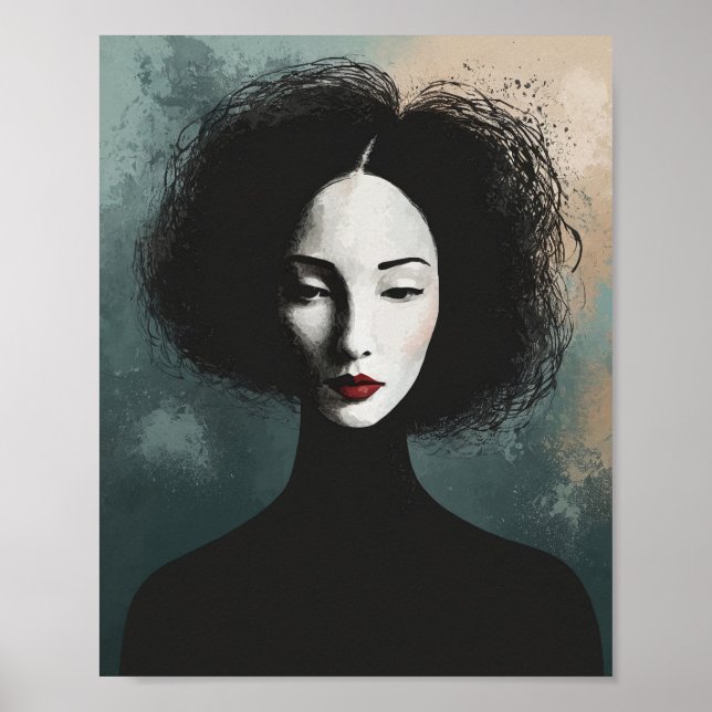 Poster Artistic Faceless Woman Portrait (Frente)