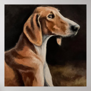 Poster Artois Hound - Retrato de Cachorro