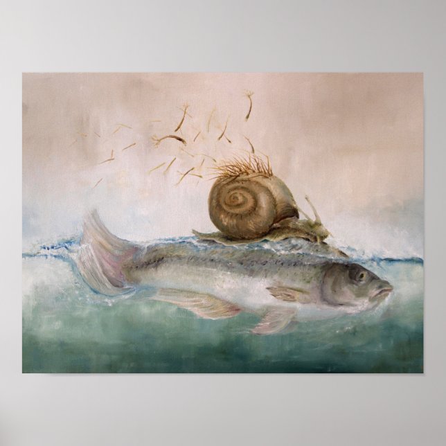 Pôster ArtPoster BaumSchneckenFisch (Frente)
