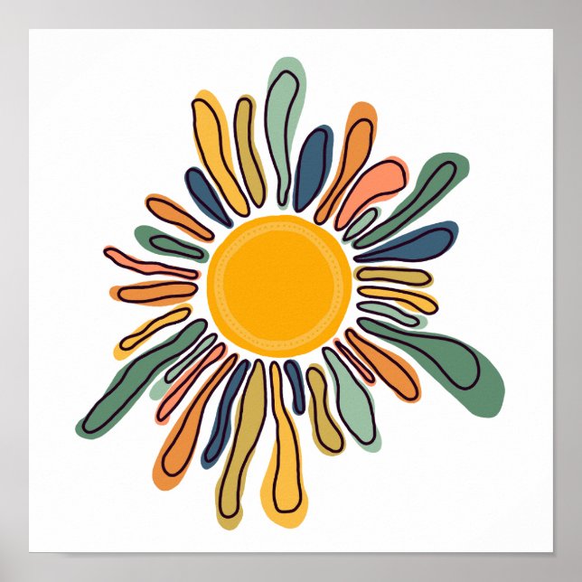 Poster Artsy Sun (Frente)