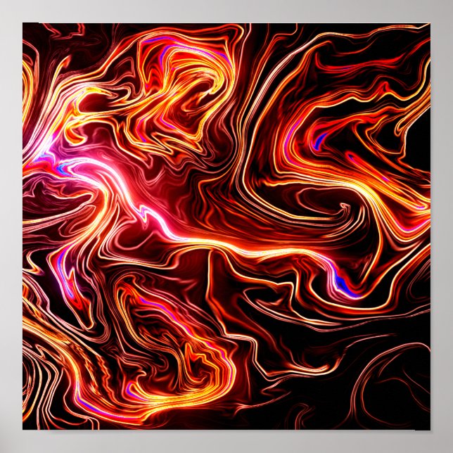 Poster Artsy Swirls Design (Frente)