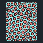 Poster Artsy Trendy Coral Mint Teal Leopard Animal Print<br><div class="desc">Artsy, moderno, fofo, giro, e cor de laranja-coral-tenda, chalé-menta, e padrão de ilustração do animal-leopardo desenhado à mão-preta. ***NOTA DE DESIGN IMPORTANTE: Para qualquer solicitação de design personalizada, como solicitações de correspondência de produtos, alterações de cor, mudanças de posicionamento ou qualquer outra solicitação de alteração, clique no botão "CONTACT" ou...</div>