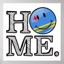 Aruba Flag Smiling House Warmer