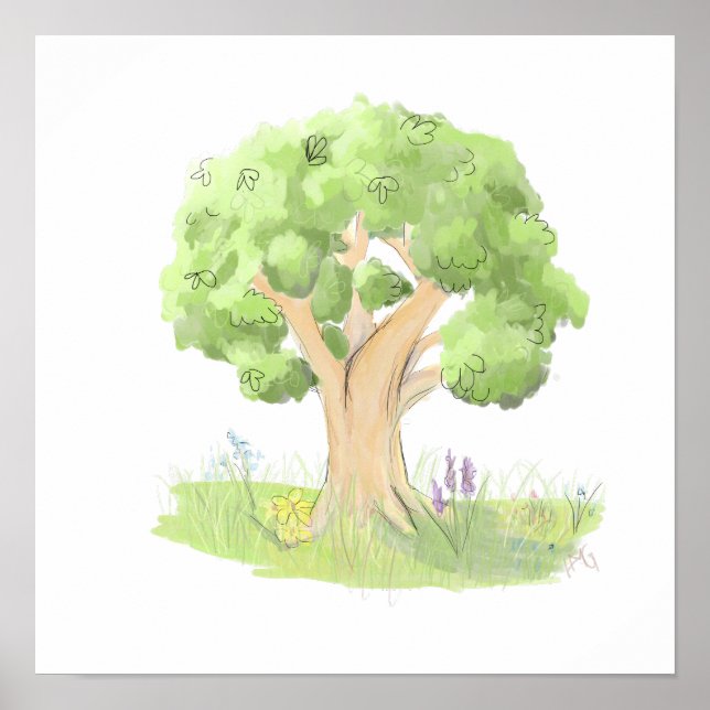 Pôster Árvore (Frente)