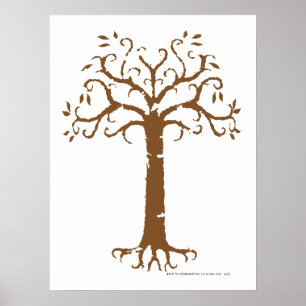 Poster Árvore Branca de Gondor