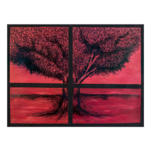 Pôster Árvore da janela