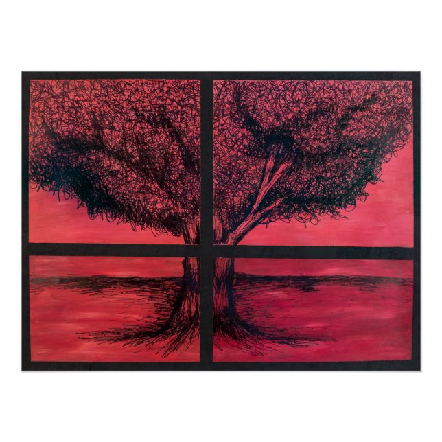 Pôster Árvore da janela (Frente)