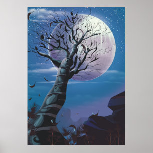 Pôster Árvore da Lua