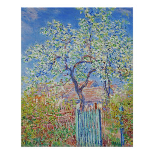 Pôster Árvore da pera na Flor - Claude Monet