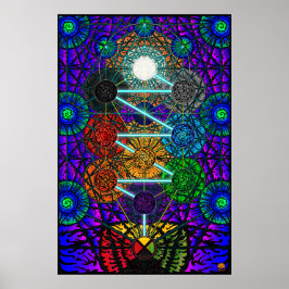 Pôster Árvore da Vida de Metatron