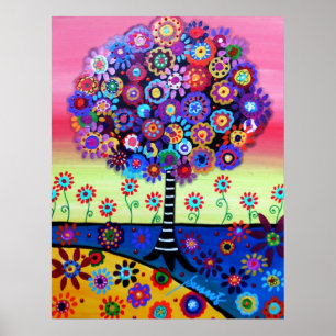 Pôster Árvore da Vida do Bar Bat Mitzvah