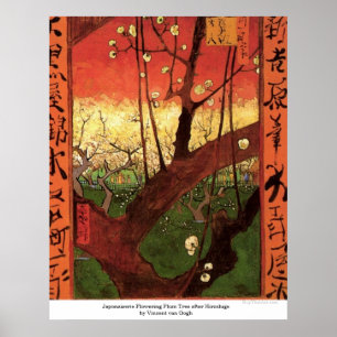 Pôster Árvore de ameixa Hiroshige - Vincent van Gogh de