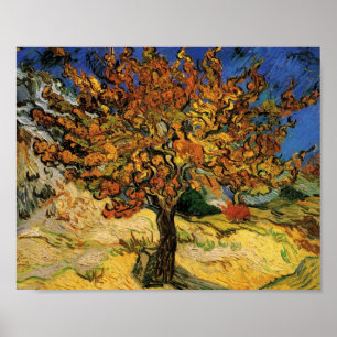 Poster Árvore de amora (F637) Van Gogh de arte fina