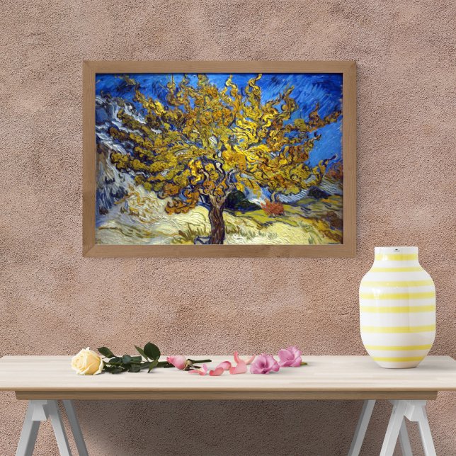 Poster Árvore de amora por Vincent van Gogh (Criador carregado)
