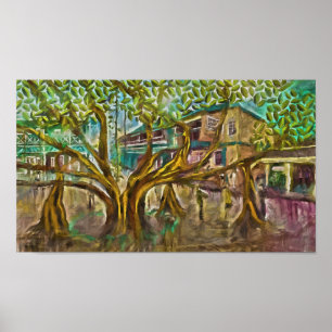 Pôster Árvore de Banyan de Lahaina de vida
