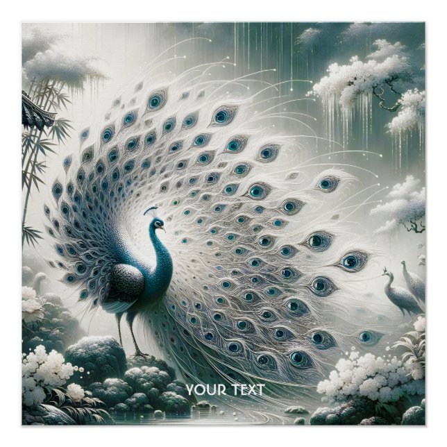 Pôster Árvore de Chuva de Peacock Cuja Fantasia (Frente)