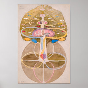 Poster Árvore de conhecimento n.o 1   Hilma af Klint