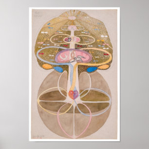Poster Árvore de conhecimento n.o 1   Hilma af Klint