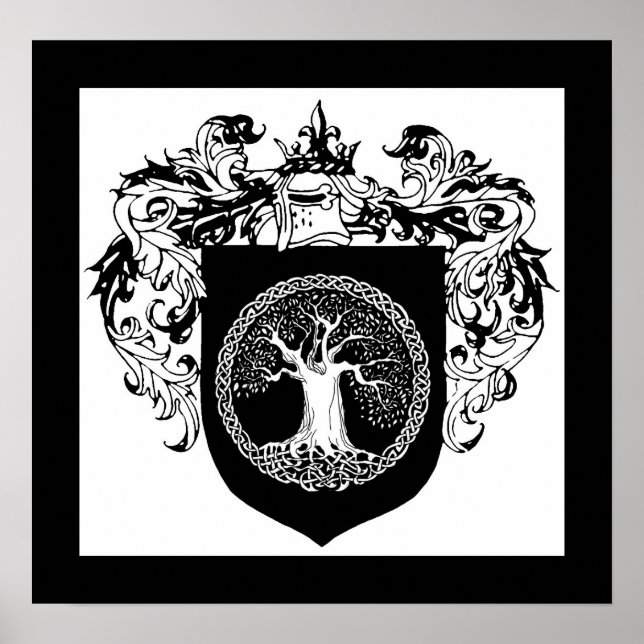 Pôster Árvore de escudos salva-vidas (Frente)