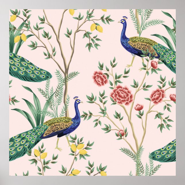 Poster Árvore de fruta de limão, planta, ervilha exótica (Frente)