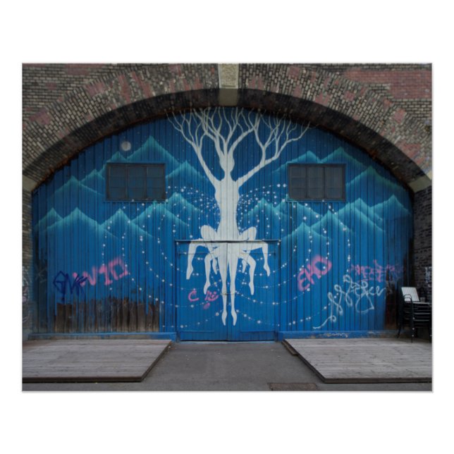 Pôster Árvore De Grafite De Vida (Frente)