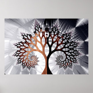 Poster Árvore de inverno