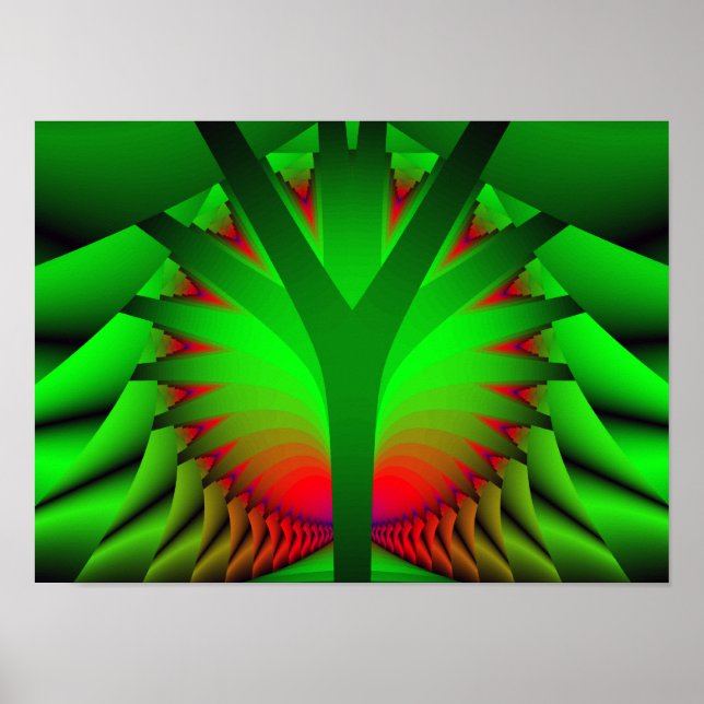 Pôster Árvore de luz (Frente)