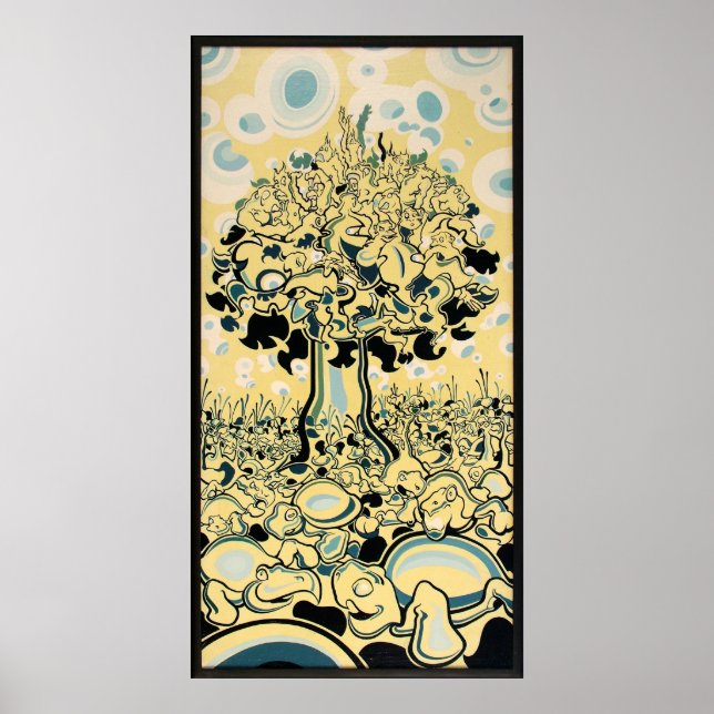 Pôster Árvore de macacos (Frente)