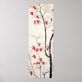 Pôster Árvore de Magnólia por Kobayashi Kokei, Natureza V
