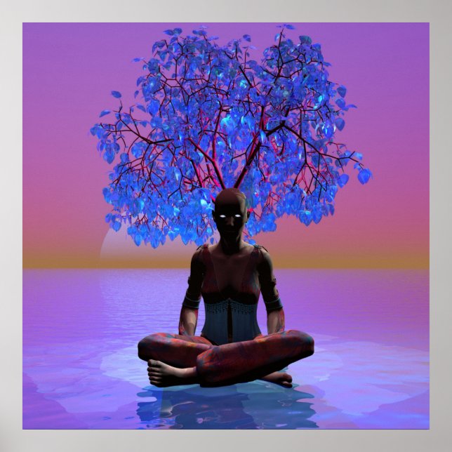 Poster Árvore de Meditação (Frente)