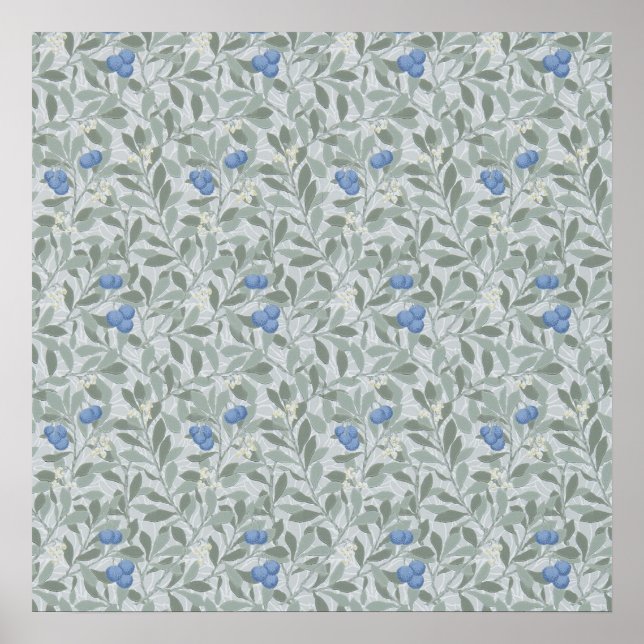 Poster Árvore de Mirtilo, William Morris (Frente)