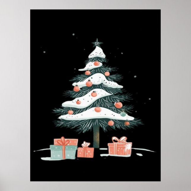 Poster árvore de Natal  (Frente)