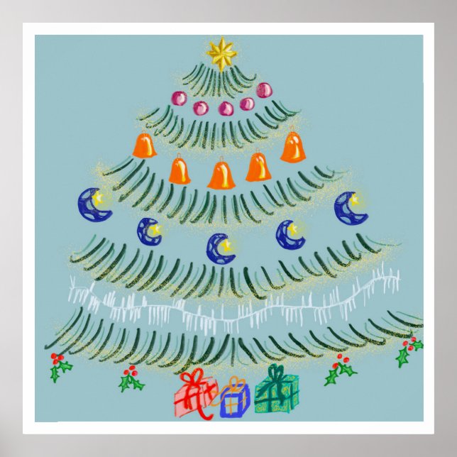 Poster Árvore de Natal (Frente)