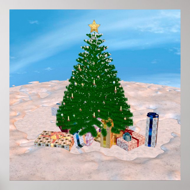 Poster Árvore de Natal (Frente)